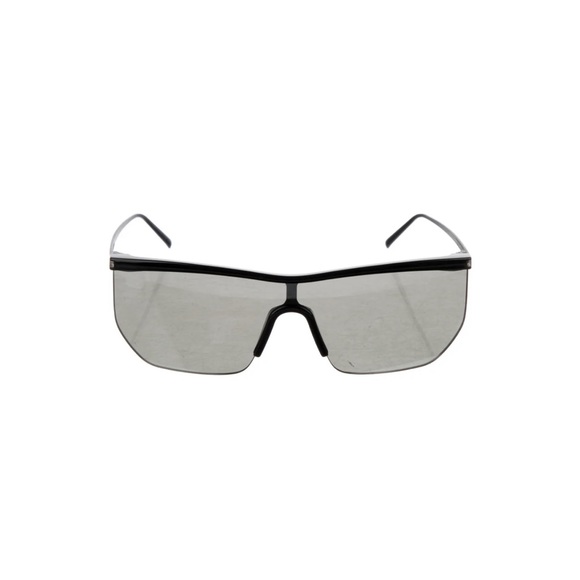 Saint Laurent Black Shield Unisex Sunglasses - Picture 1 of 6